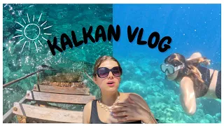 Antalya /Kalkan Tatil Vlog |KAŞ SOKAKLARI ,su altı görüntüleri