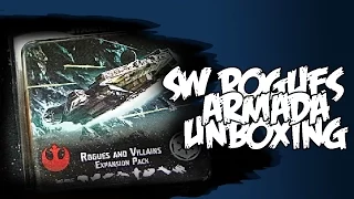 Unboxing Star Wars Armada Rogues & Villains Expansion