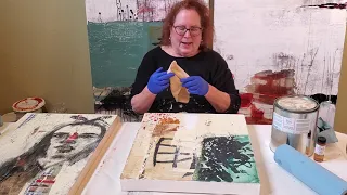 Applying Cold Wax as Finishing Coat