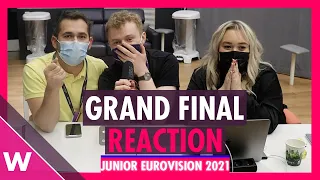 Junior Eurovision 2021: Live reaction to grand final result