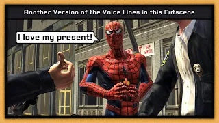 Spider-Man: Web of Shadows - Unused Version Voice Lines in Cutscene After First Fight vs Venom