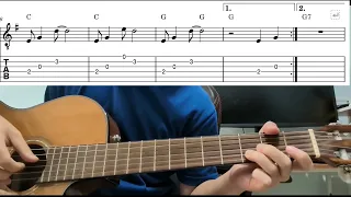 Close To You (The Carpenters) - Easy Beginner Guitar Tab With Playthrough Tutorial Lesson