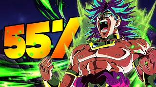 DELUSIONE!? 55% BROLY LEGENDARY SSJ SHOWCASE! DRAGON BALL Z DOKKAN BATTLE ITA