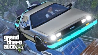 GTA V E28 - Flying Delorean from Back to the Future