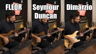 FLEOR x Dimarzio x Seymour Duncan | Comparativo de Captadores