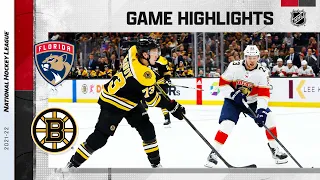 Panthers @ Bruins 4/26 l NHL Highlights 2022