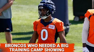 Denver Broncos young players having an impressive training camp