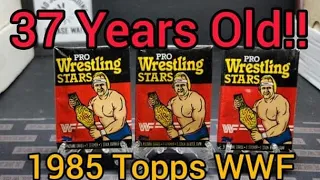 1985 Topps WWF (WWE) Wrestling Wax Pack Break!! HULK HOGAN ROOKIES!!