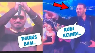 Salman Khan SHOUTED On Yo Yo Honey Singh LIVE Performance | IIFA Awards 2022