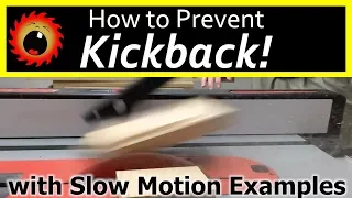 Actual Kickback (in Slow Motion), & How to Prevent It