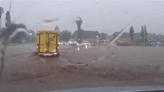 Flash floods in Pretoria South africa