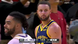 INSANE WARRIORS VS LAKERS GAME