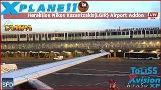 FLY TAMPA THESSALONIKI LGTS-FLY TAMPA HERAKLION LGIR | A319 TOLISS AEGEAN | X-PLANE 11 GREECE