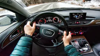 2015 Audi A6 3.0 AT Quattro - POV TEST DRIVE