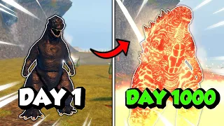 I Survived 1000 Days in Kaiju Universe | Roblox