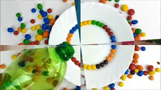 Опыт Радуга из Skittles или M&Ms