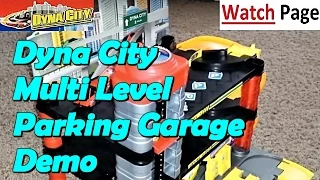 DYNACITY Parking Garage Playset DEMO - Motormax