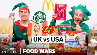 US vs UK Christmas Specials 2022 | Food Wars | Insider Food