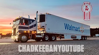 Cabover Pulls Brand New Grate Dane Reefer For Walmart!