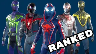 ALL SUITS RANKED Spider-Man: Miles Morales PS5