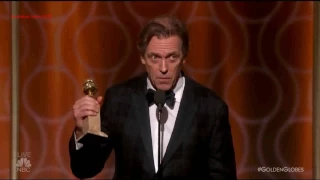 Hugh Laurie Wins Golden Globes Speech 2017