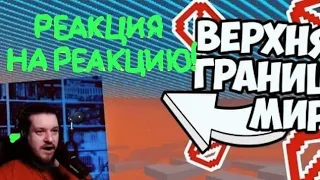 РЕАКЦИЯ НА РЕАКЦИЮ!/ЕСТЬ ЛИ ГРАНИЦА МИРА НАВЕРХУ? теория майнкрафт -MrGridlock /РЕАКЦИЯ НА GrIdlock