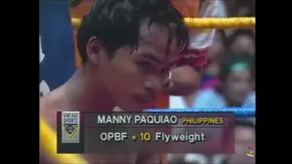 The young Manny Paquiao