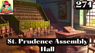 JUNE'S JOURNEY 271 | ST. PRUDENCE ASSEMBLY HALL (Hidden Object Game) *Full Mastered Scene*