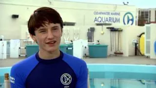 Dolphin Tale 2: Nathan Gamble "Sawyer Nelson" Behind the Scenes Movie Interview | ScreenSlam