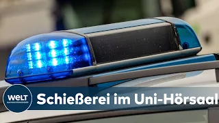 SCHIEßEREI IN HEIDELBERG: Schütze tot - Polizei Großeinsatz auf Uni-Gelände