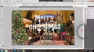 Урок по photoshop #2 - Эффект снега на стекле (Новогодние обои)