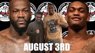 DEONTAY WILDER VS JARED ANDERSON AUGUST 3RD IF WILDER IS READY AFTER ZHANG BOUT