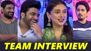 Maha Samudram Team Interview | Sharwanand,Siddharth,Aditi Rao | Ajay Bhupathi | Anil Sunkara