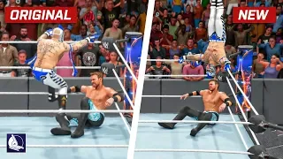 WWE 2K19 Top 10 New Moves Variations (Animations) #11