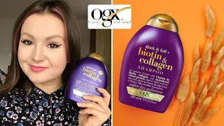 OGX Thick & Full Biotin & Collagen Shampoo - Review 🟣