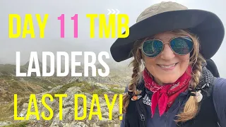 Stage 11 Tour Du Mont Blanc LADDERS TMB France. The full ladder experience. Whoa!   Last day.