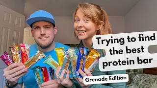 Trying To Find The Best Protein Bars - Grenade Edition