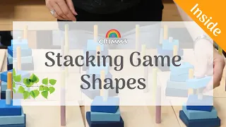 Inside GRIMM's Wooden Toys - Stacking Game Shapes