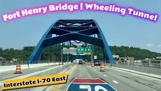4k Drive | Fort Henry Bridge | Ohio to West Virginia drive