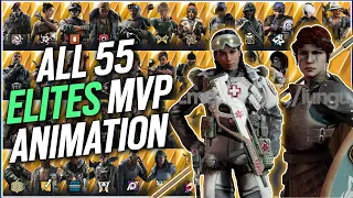 ALL 55 ELITE SKINS MVP ANIMATIONS + THUNDERBIRD & THORN Elite