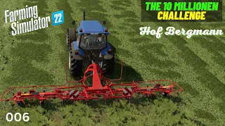 Farming Turn the grass to dry it self | Farming Simulator 22 Hof Bergmann