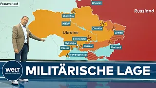 FRONTVERLAUF und TRUPPENBEWEGUNG: Die aktuelle militärische Lage im UKRAINE-KRIEG am Tag 79