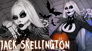 Jack Skellington Halloween Makeup Tutorial | Sydney Nicole Addams