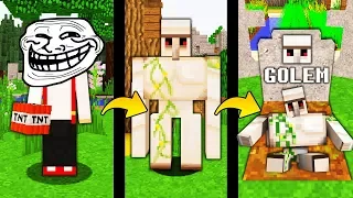 JAK TROLLOWAĆ GOLEMA W MINECRAFT! || MINECRAFT TROLL!