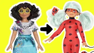 Disney Encanto Mirabel Transforms into Miraculous Ladybug with Isabela Doll