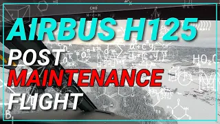 Airbus H125 600hr post maintenance flight check & main rotor track and balance AS350