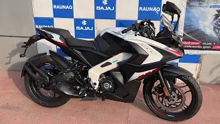 Bajaj Pulsar Rs 200 New Model 2023 E20 OBD-2 White Full Detailed Walk Around Review In Hindi