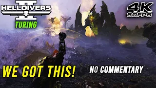 Helldivers 2 : 4K Gameplay No Commentary MAX Settings | RTX 4080 P69