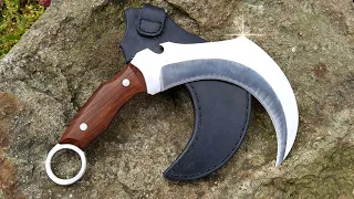 Forging a Karambit - Knife making