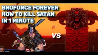 BroForce Forever - how to kill the final Boss in a minute